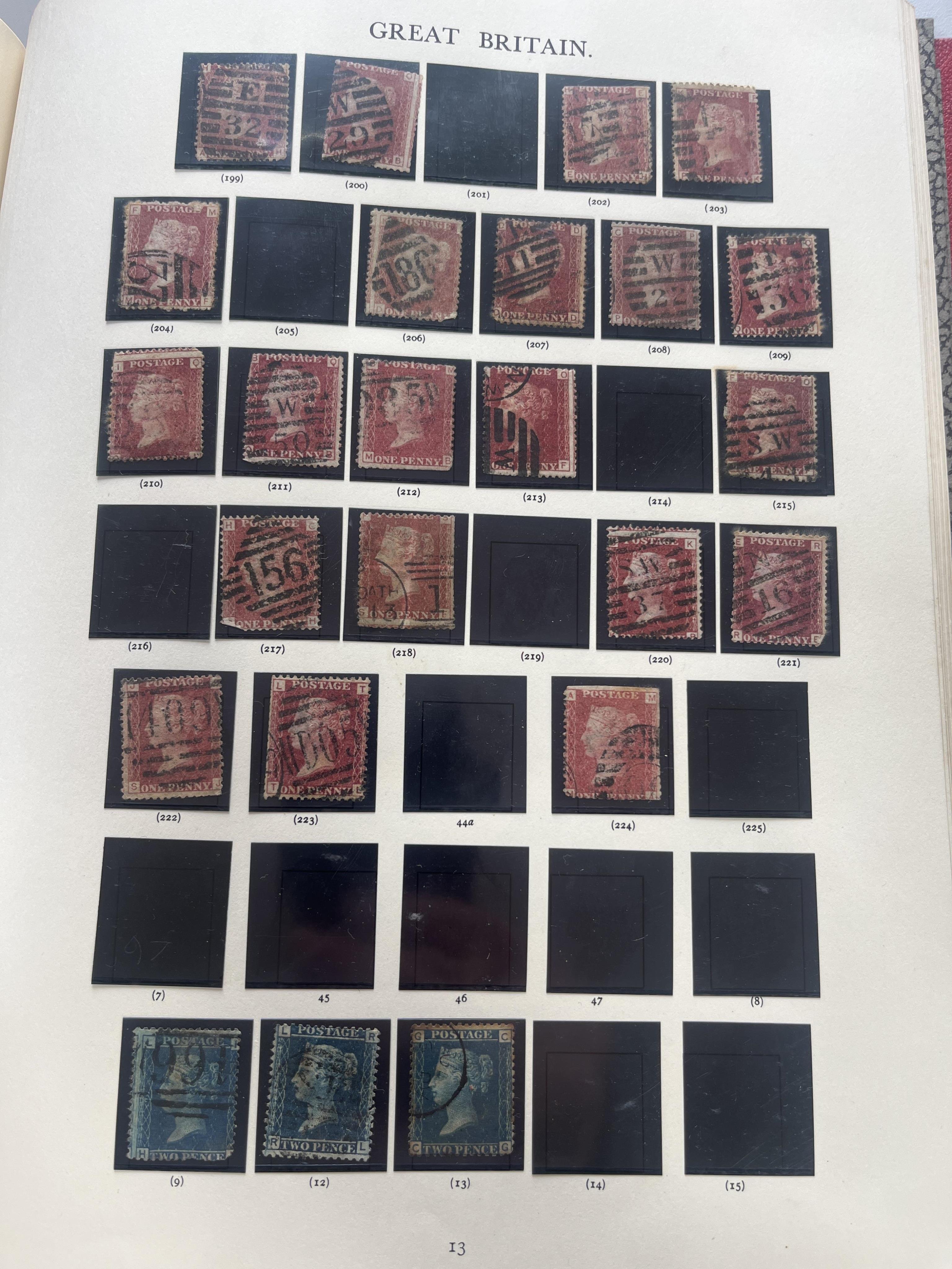 Westminster album of Great Britain stamps, Victoria to George VI, including Victoria 1d reds, 2d blue, George V 2/6 etc.